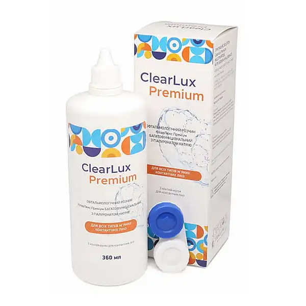 Розчин для контактних лінз ClearLux Premium