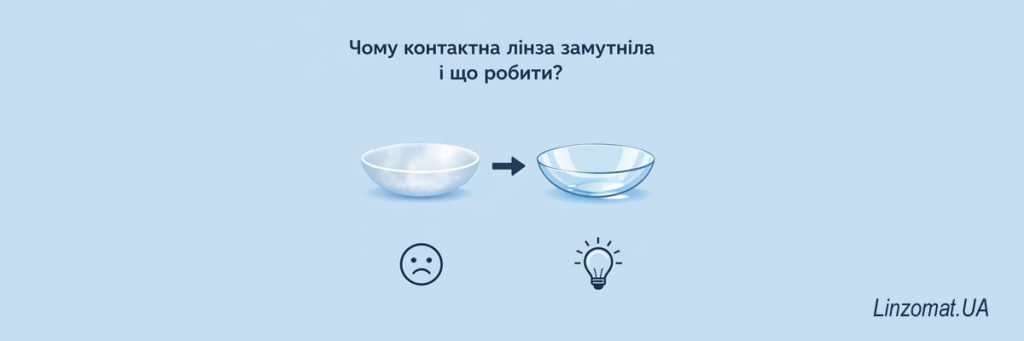 Почему линза мутная и что делать?