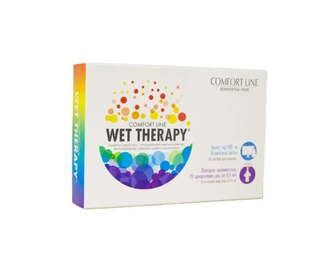 Зволожуючі краплі WET THERAPY з гіалуроновою кислотою