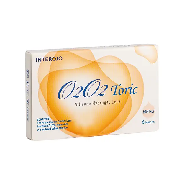 Торические контактные линзы Interojo O2O2 toric