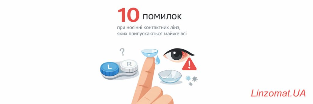 10 помилок при носінні контактних лінз, яких припускаються майже всі