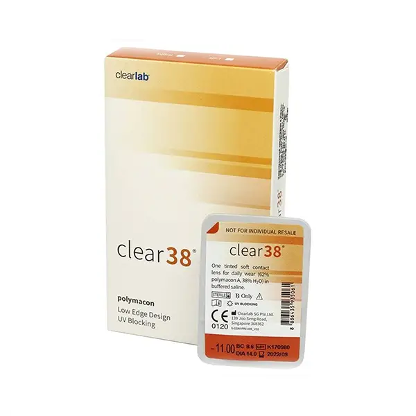 Контактні лінзи квартальні Clearlab Clear 38