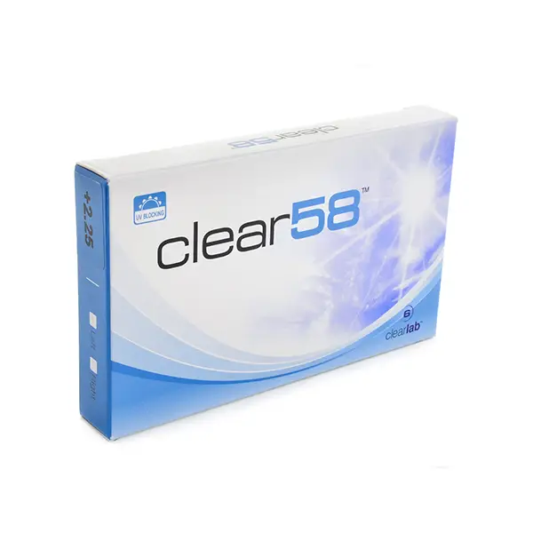 Контактні лінзи на місяць Clearlab Clear 58 UV