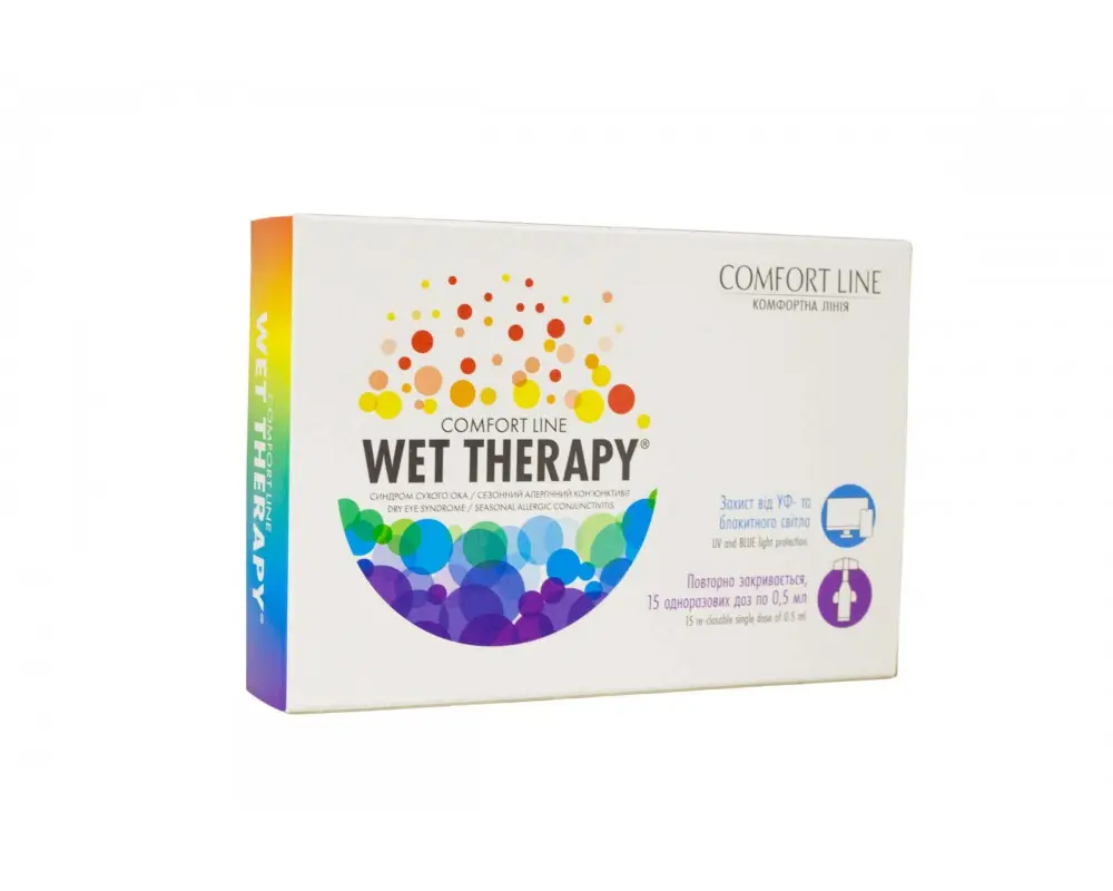 Зволожуючі краплі WET THERAPY з гіалуроновою кислотою