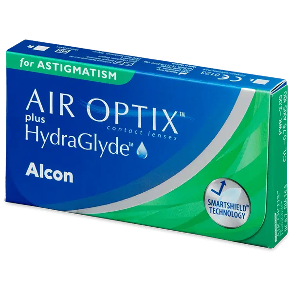 Торические контактные линзы Air Optix plus HydraGlyde for Astigmatism