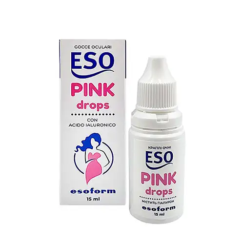 Краплі Esoform ESO PINK drops 15 мл з гіалуриновою кислотою
